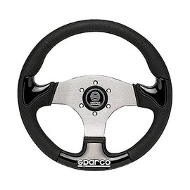 Sparco 015THPUNR345 Steering Wheel (Strwhl P 222 Black)