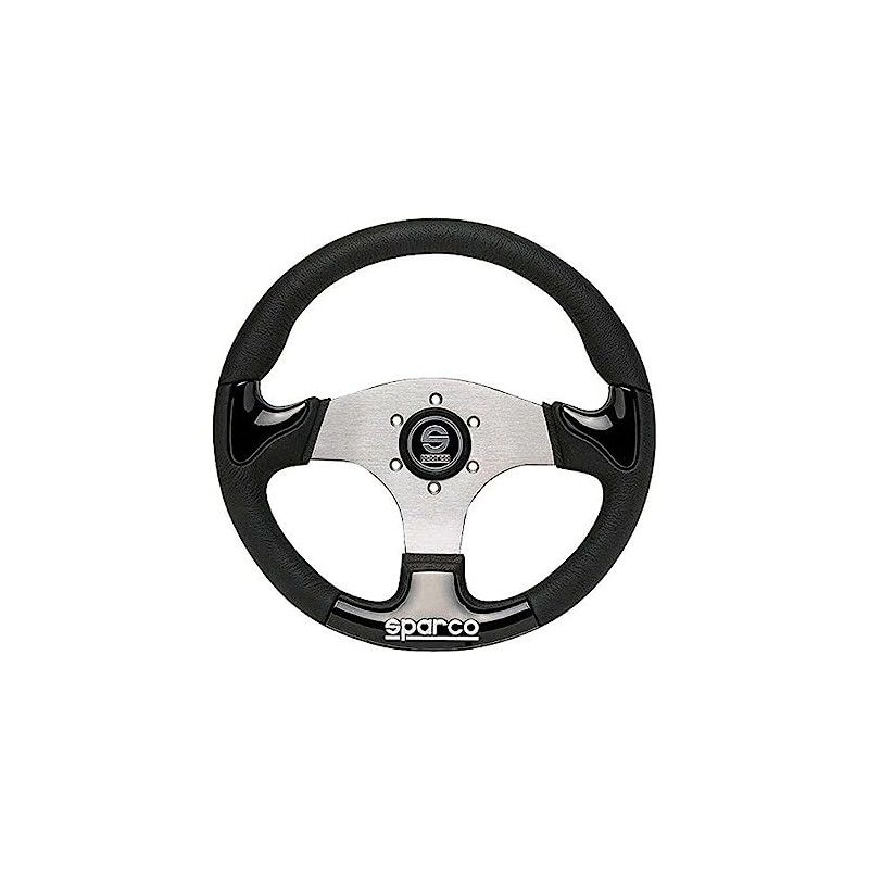 Sparco 015THPUNR345 Steering Wheel (Strwhl P 222 Black)