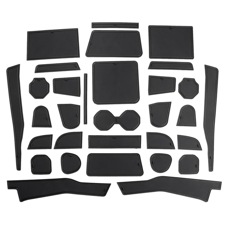 Auovo Center Console Mats Compatible with Grand Cherokee L Accessories