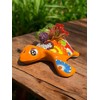 Handmade Talavera Turtle Planter | 9.5” Vibrant Mexican Pottery for