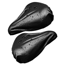 Ryaupy Bicycle Saddle Cover Waterproof (Set of 2) Durable Bicycle Saddle Cover - Professional Saddle Cover for Any Bike - Tear-Resistant Saddle Protector for All Weather - The Perfect Rain Cover