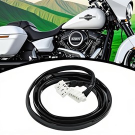 Rear Taillight Wiring Harness 8-pin to 6-pin Fit for Harley Davidson Sportster Dyna Softail Road King & Electra Glide Road Glide Street 1996-2013 DS21201060