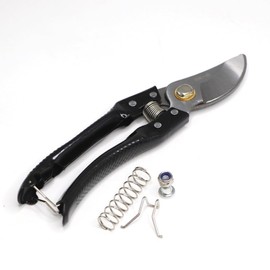 Plant Scissors,Small Garden Pruning Shears Heavy Duty,Hand Pruners For Gardening,Flower Scissors (Black)