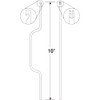 Prime-Line H 3787 Steel Tilt Balance Tension Tool, 10 Inch