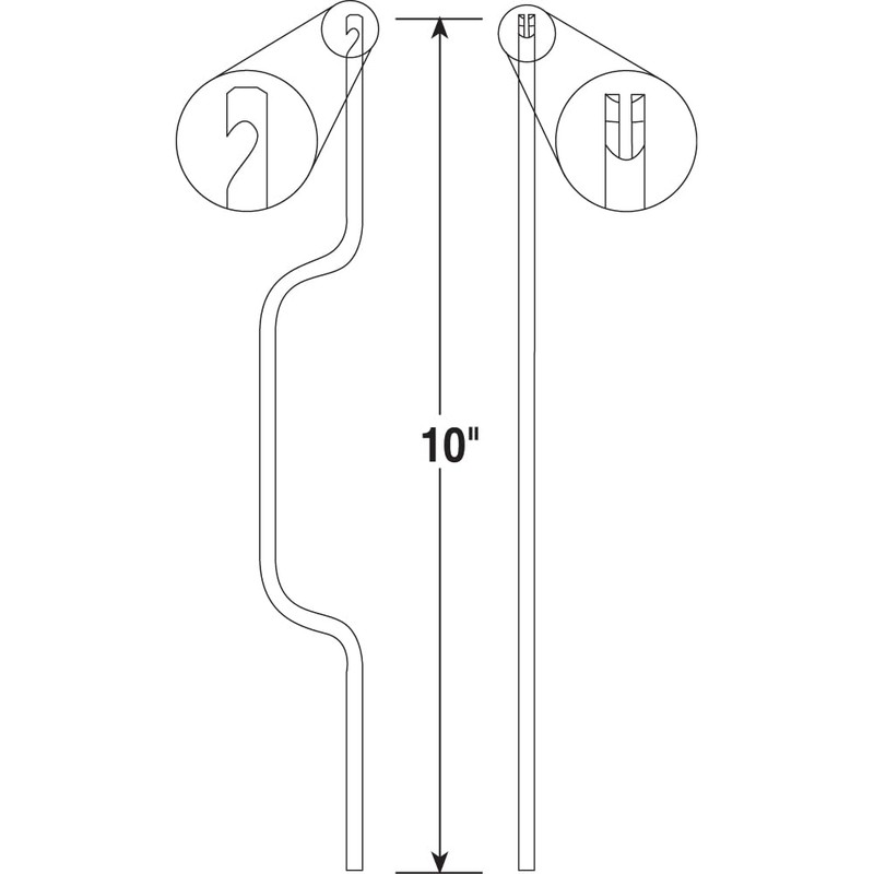 Prime-Line H 3787 Steel Tilt Balance Tension Tool, 10 Inch