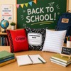 Booson 4 Pcs Back to School Composition Book Throw Pillow