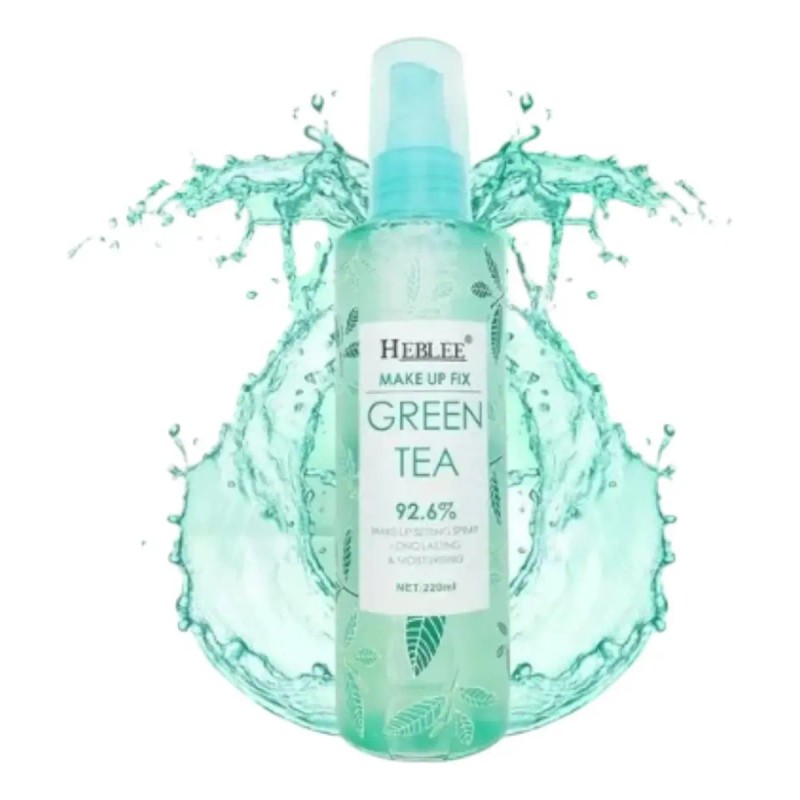 Fijador Maquillaje Esencia Té Verde Make Up Fix Durax 2pzas