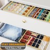 SpaceAid Sock Drawer Organizer Divider 3 Pack, 64 Cell Dresser