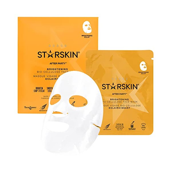 STARSKIN AFTER PARTY Brightening Bio-Cellulose Face Mask