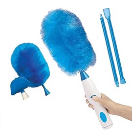 Rotated Electric Sofa Cleaning Duster, Household Brush, Dust Suction, Removable Spin Scrubber, Dust Collector, Blinds