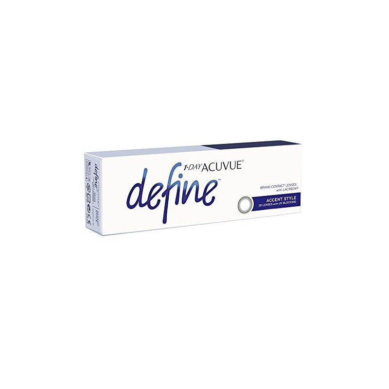ワンデー アキュビュー ディファイン モイスト アクセントスタイル 【BC】8.5【PWR】±0.00 30枚入