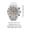 Waterproof Chronograph Watch Fashion Casual Mechanical Silicone Calendar Business Watch