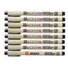 Pigma Micron Sakura 003.005,01,02,03,05,08, Brush, Set of 8, Made in