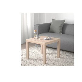 Ikea LACK Side table, 55x55 cm, [White stained oak effect]