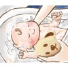 Nippon Puff Dog Baby -step- Organic Cotton Bath Sponge d