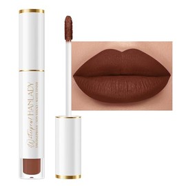 Lápiz labial marrón oscuro de larga duración para mujer, pigmentado, resistente a las manchas, resistente a las transferencias, vegano, sin crueldad animal, maquillaje de labios, A50 My Dre