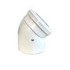 Uzman-Versand, Concentric Exhaust Pipe/45° Bend, Diameter 60/100 mm, Elbow, Angle,