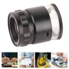 Illuminated Jewelers Loupe 6 LEDs 10X Rechargeable 28mm Field LED