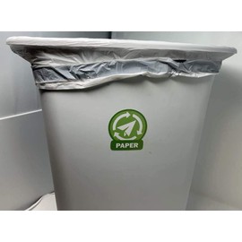 tiggersmall Plastic E-Waste Organic Metal Paper Glass 3" Set of Decal Sticker for Containers