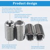 BEELUKY Threaded Insert M8 to M6, 20 Pieces Stainless Steel