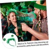 Gadpiparty 4pcs Patrick's Day Headbands Shamrock Hair Accessories for Festival