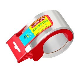 1.88iIN * 50.68YDS Clear Heavy Duty Packing Tape Dispenser, Hand-Held Packaging Tape Gun Staronger and Thicker for Shipping Packing Moving Seals Tape