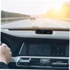 Vaguelly Automobile Digital Clock Car Temperature Monitor Solar Car Clock