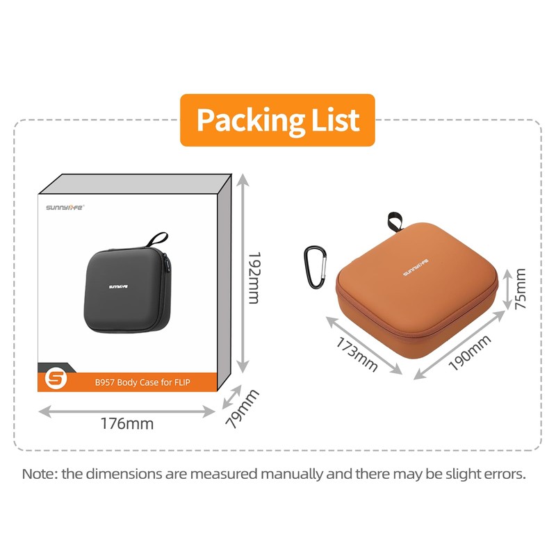 Gdraco Carrying Case for DJI Flip Storage Bag Portable Travel