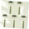 Mikinona 5pcs Natural Jade Beauty Device Guasha Face Tool Ridges