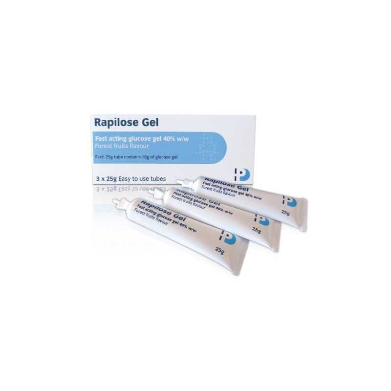 Rapilose Glucose Oral Gel 40% Glucose Gel 3x25g