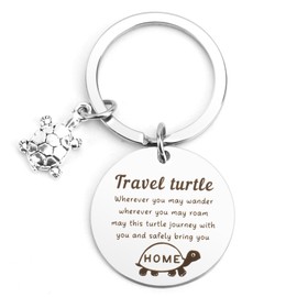 fuakUip Travel Gifts,Travel Gifts for Women,Turtle Gifts,Turtle Keyring,Gifts for Travellers,Travel Gift Ideas,Good Luck Gifts,Travelling Gifts,Turtle Gifts for Women,Travel Keyring,Hikers Gifts