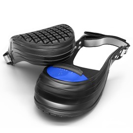 LG08 Steel Toe Shoe Covers - CE/ASTM Certified Slip Resistant Overshoes with Ultra-Light Titanium Alloy Toe Cap, Oilproof（FO）& Acid and alkali resistant for Industrial Work (S(US4-7.5,Women）)