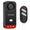 TECKNET Bicycle Alarm System with Remote Control - Waterproof Bicycle