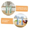 Ipetboom 3 Pairs Kitchen Dishwashing Gloves Ergonomic Non Slip Rubber