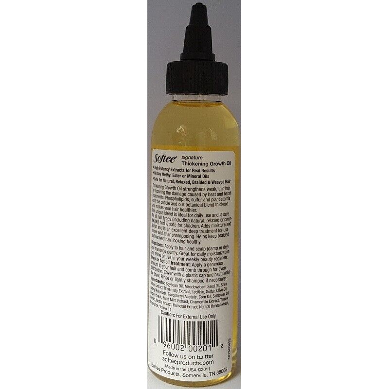 Softee Signature Thickening Growth Oil 4 oz