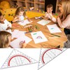 Geometry Triangle, Set of 4 Set Square Primary School, 180