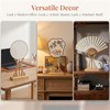Bamboo Fan Display Stand, Sturdy Holder for Chinese Tuan Shan,