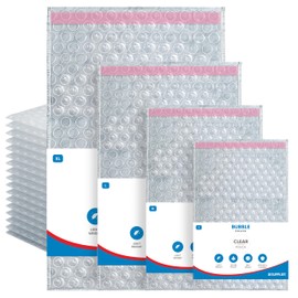 UK SUPPLIES LIMITED S M L XL (Pack of 10 20 50 100) Clear Bubble Pouch Peel & Seal Bubble Wrap Pouch Bags for Shipping Protective Packaging Bags For Fragile Item, Medium (A5, 230mm x 285mm) Pack of 10