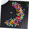 Tofficu 490g Acrylic Loose Beads Crystal Candy Shape DIY Beading
