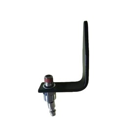 Zeluga 22-413 Heavy Duty Aluminium Pneumatic L-Shaped Rafter Hook for Nail Guns with 1/4in. Industrial Body and 1/4in. Male NPT Swivel Fitting