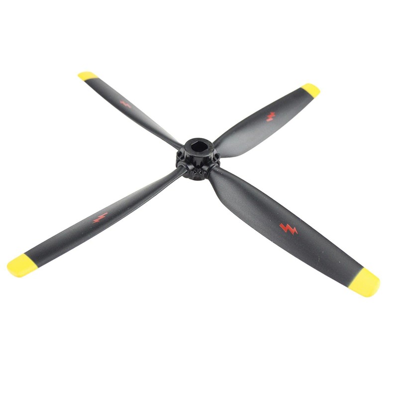 Lightweight RC Propellers Accessory,4 Blade Replacement RC Prop, Low Noise