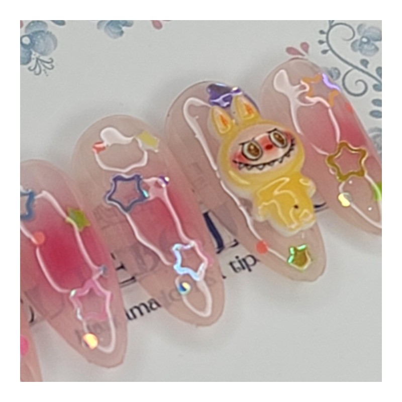 Cheek Kaebi Handmade Nail Tips - Almond S / 치크