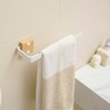 Towel Rail White Towel Ring Wall Mounted Towel Holder for