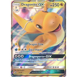 Dragonite GX - 37/70 - Ultra Rare - Dragon Majesty