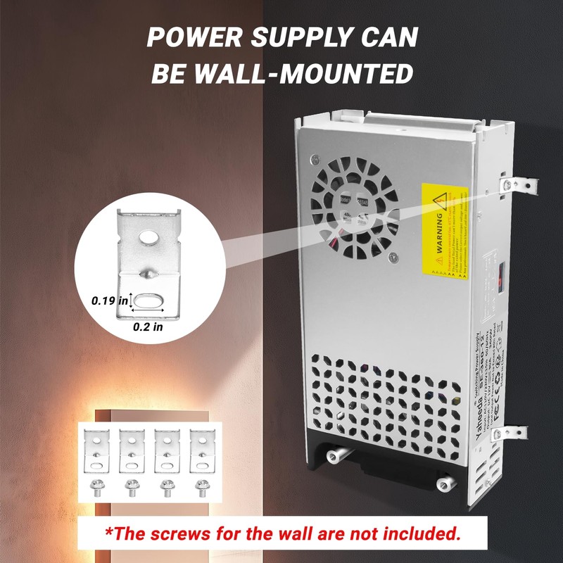 New Version Converter, 110V AC to 12V DC Converter Power