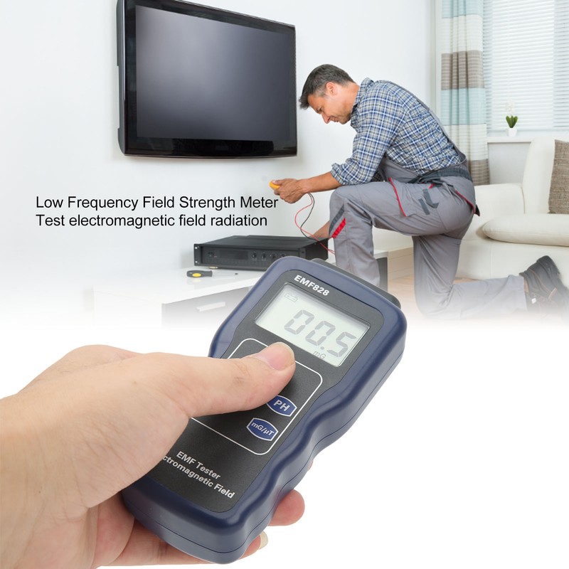 Low Frequency Field Strength Meter LCD Display Electromagnetic Radiation Tester