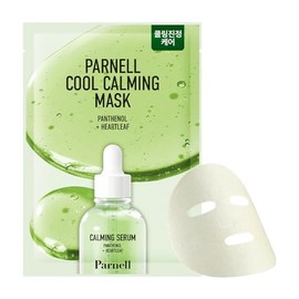 Parnell Mascarilla Calmante Refrescante Panthenol Heartleaf 10 Unidades, Cuidado de La Piel Coreano, Belleza Coreana