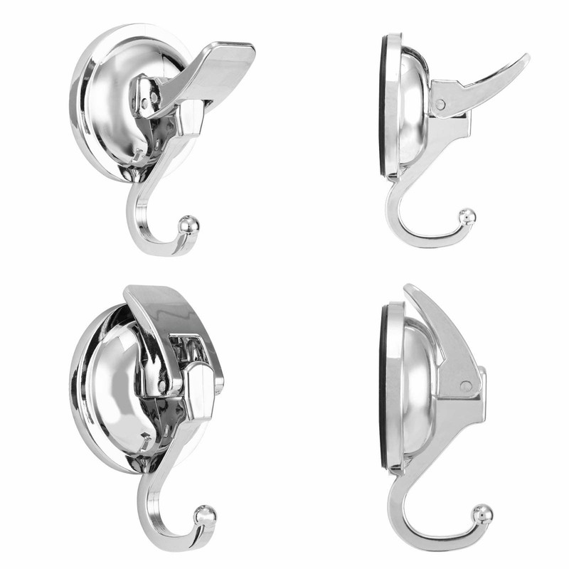 Strong Suction Cup Hook, Vacuum 2 Pack, Load Capacity 11.0