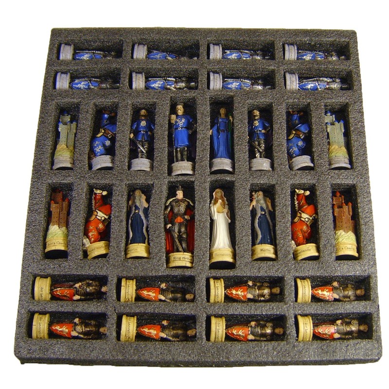 HPL Medieval Times King Arthur Chess Set with 18 inch