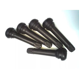 Jurassic Classic Auto Parts Chevy Steel Rally Wheels Long Rubber Tire Valve Core Stems Small Hole .453" 12mm